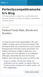Mobile Screenshot of perfectlycompetitivemarkets.wordpress.com