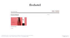 Desktop Screenshot of fivehotel.wordpress.com