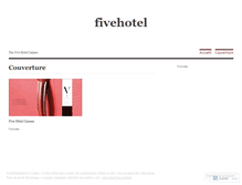 Tablet Screenshot of fivehotel.wordpress.com