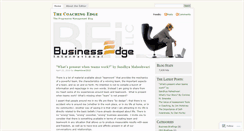 Desktop Screenshot of bizedgegroup.wordpress.com