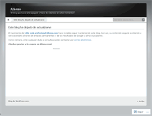 Tablet Screenshot of alkeno.wordpress.com