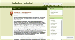 Desktop Screenshot of betyarkorte.wordpress.com