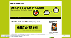 Desktop Screenshot of masterpakpandir.wordpress.com