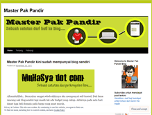 Tablet Screenshot of masterpakpandir.wordpress.com