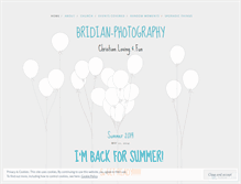 Tablet Screenshot of bridianphotography.wordpress.com