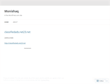 Tablet Screenshot of monishaq.wordpress.com