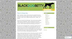 Desktop Screenshot of blackdogbetty.wordpress.com