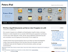 Tablet Screenshot of petersipad.wordpress.com