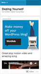 Mobile Screenshot of dezingyourself.wordpress.com