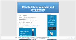 Desktop Screenshot of freelancerbay.wordpress.com