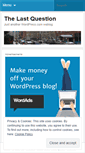 Mobile Screenshot of lastquestion.wordpress.com