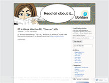 Tablet Screenshot of bohlsenpr.wordpress.com