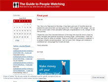 Tablet Screenshot of guidetopeoplewatching.wordpress.com