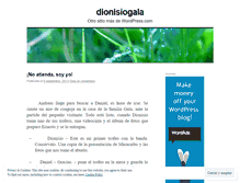 Tablet Screenshot of dionisiogala.wordpress.com