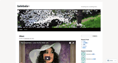 Desktop Screenshot of belebala33.wordpress.com