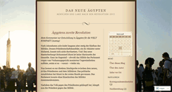 Desktop Screenshot of dasneueaegypten.wordpress.com