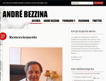 Tablet Screenshot of andrebezzina.wordpress.com