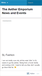 Mobile Screenshot of aethermail.wordpress.com