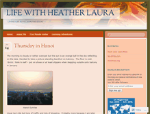 Tablet Screenshot of lifewithheather.wordpress.com
