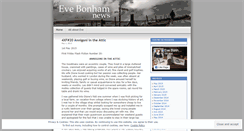 Desktop Screenshot of evebonham.wordpress.com