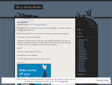 Tablet Screenshot of onagrayscale.wordpress.com