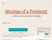 Tablet Screenshot of musingsofapessimist.wordpress.com