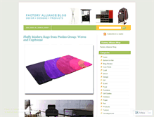 Tablet Screenshot of factoryalliance.wordpress.com