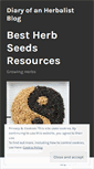 Mobile Screenshot of diaryofanherbalist.wordpress.com