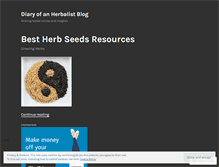 Tablet Screenshot of diaryofanherbalist.wordpress.com