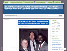 Tablet Screenshot of normanvincentpeale.wordpress.com