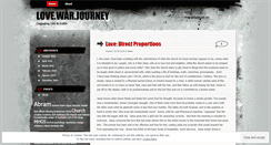 Desktop Screenshot of lovewarjourney.wordpress.com