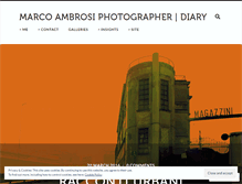 Tablet Screenshot of marcoambrosi.wordpress.com