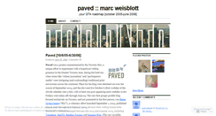 Desktop Screenshot of paved.wordpress.com