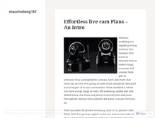 Tablet Screenshot of mauricelong157.wordpress.com