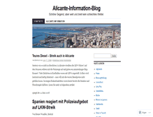 Tablet Screenshot of alicanteinfo.wordpress.com