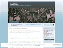 Tablet Screenshot of frugallifeblog.wordpress.com
