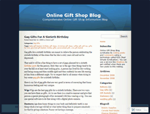 Tablet Screenshot of directorygift.wordpress.com