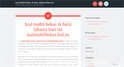 Desktop Screenshot of jualmobilbekasbarujakartahariini.wordpress.com