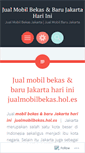 Mobile Screenshot of jualmobilbekasbarujakartahariini.wordpress.com