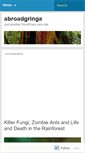 Mobile Screenshot of abroadgringa.wordpress.com