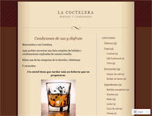 Tablet Screenshot of coctelera.wordpress.com