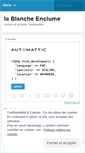 Mobile Screenshot of lablancheenclume.wordpress.com