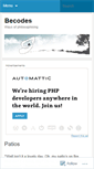 Mobile Screenshot of becodes.wordpress.com
