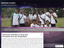 Tablet Screenshot of mutholib.wordpress.com