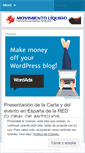 Mobile Screenshot of movimientoliquido.wordpress.com