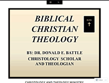 Tablet Screenshot of christologyandtheology.wordpress.com