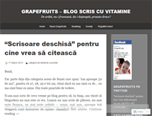 Tablet Screenshot of grapefruits.wordpress.com