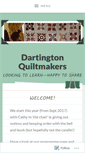 Mobile Screenshot of dartingtonquiltmakers.wordpress.com