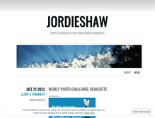 Tablet Screenshot of jordieshaw.wordpress.com