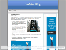 Tablet Screenshot of hofstrablog.wordpress.com